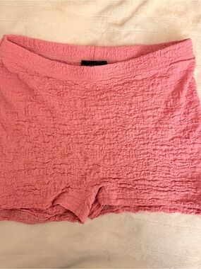 White Fox pink mini shorts